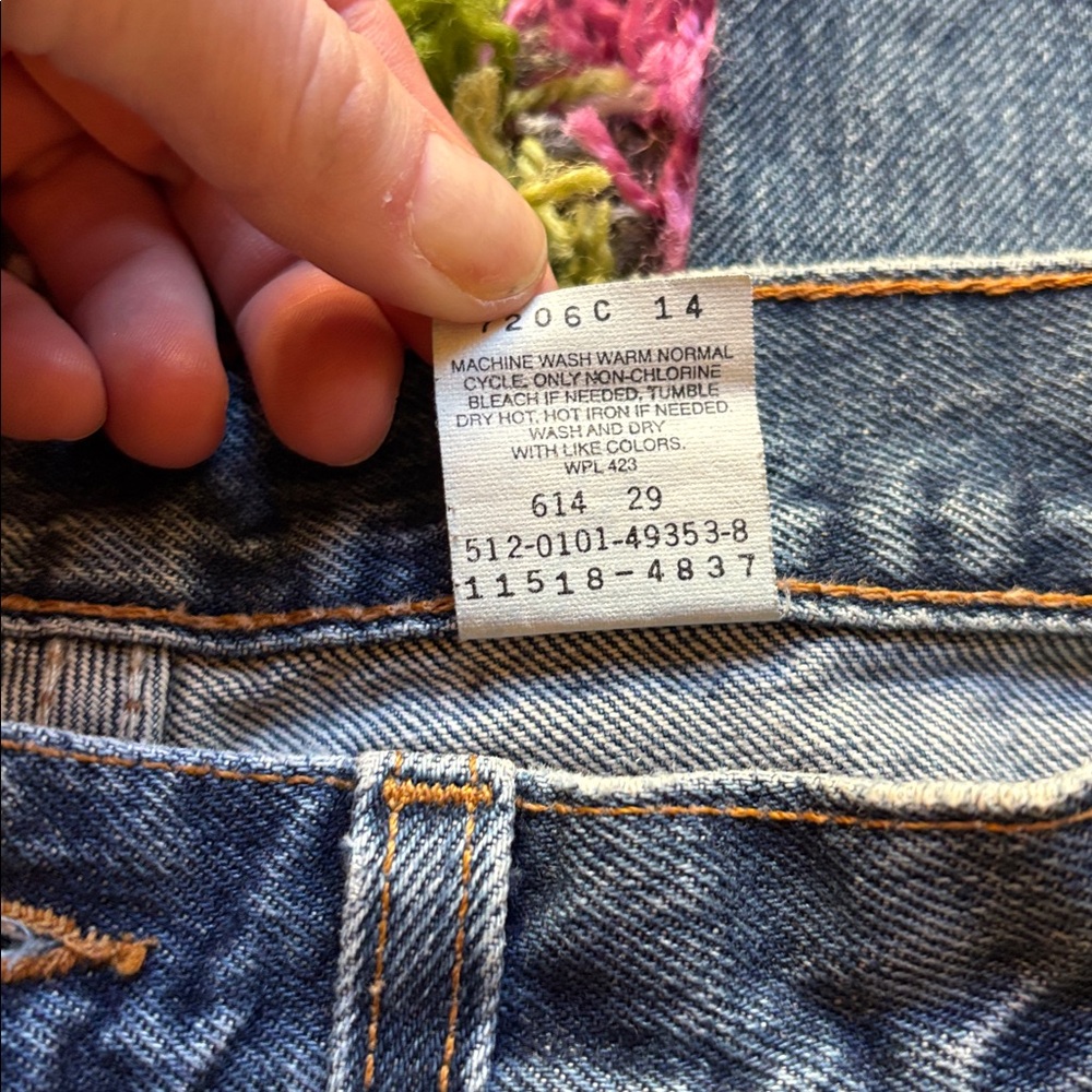 Levi's Vintage 518 Super Low Bootcut Flare Jeans in Classic Blue - Picture 8 of 11